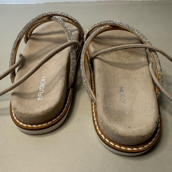 G Fusion Rhinestone Wrap Sandals - Size 7 | Italian-Made - Picture 9 of 15